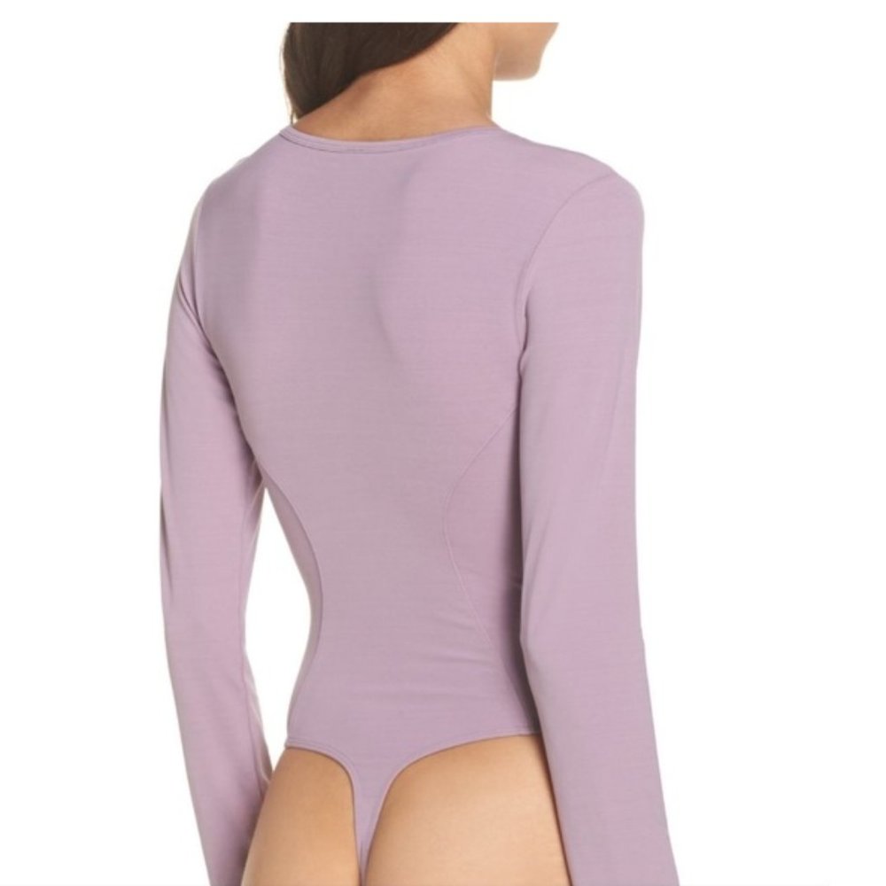 Free People Lavender Bodysuit. L - Picture 3 of 8